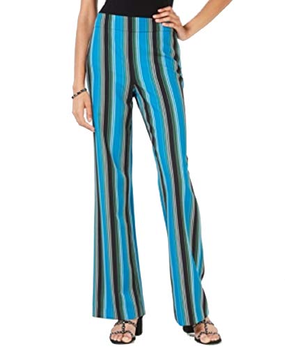 I.N.C. Striped Wide-Leg Pants